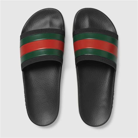 gucci slides trackid sp-006|Gucci rubber slide shoes.